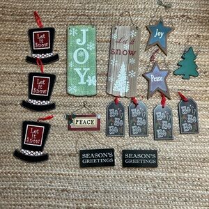 Wooden Holiday signs